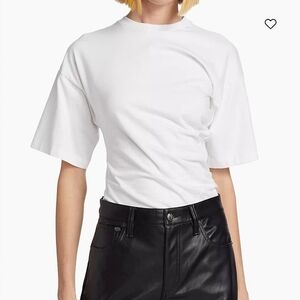 NWT$200 TOTEME Twisted 100% Organic Cotton Jersey T-shirt Tee Top Sz Small